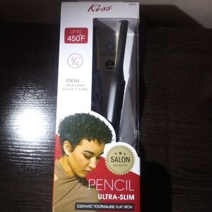 Kiss Pencil Ultra-Slim Flat Iron - Black